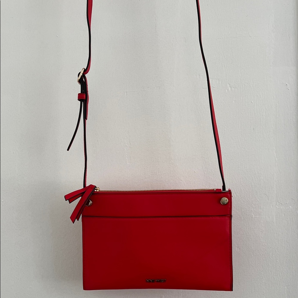 Nine West Vibrant Red Crossbody Bag